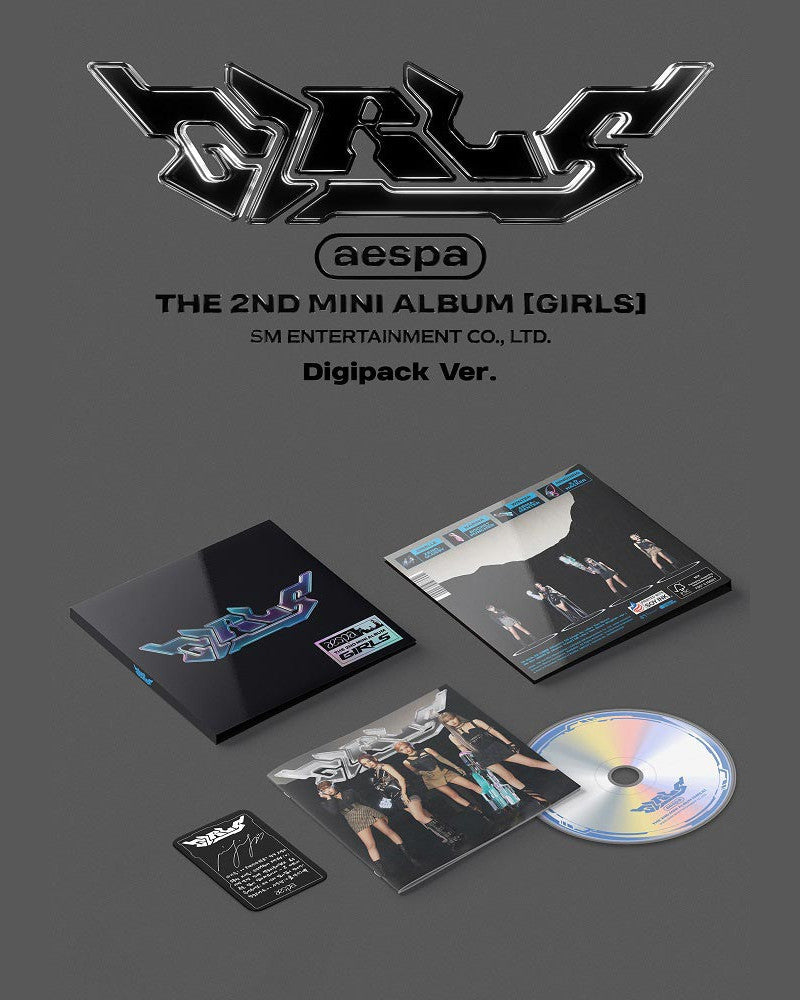 aespa - GIRLS (2e Mini Album) (Version Digipack) (5 Versions)