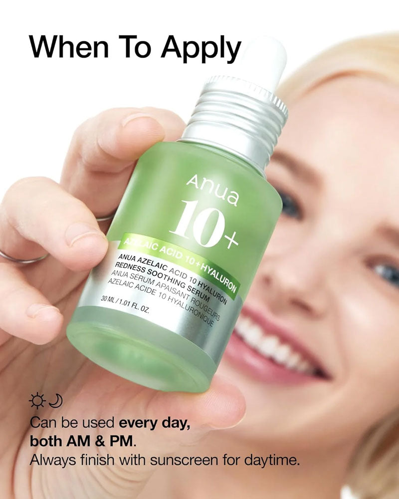 Sérum apaisant anti-rougeurs Anua Azelaic Acid 10 Hyaluron