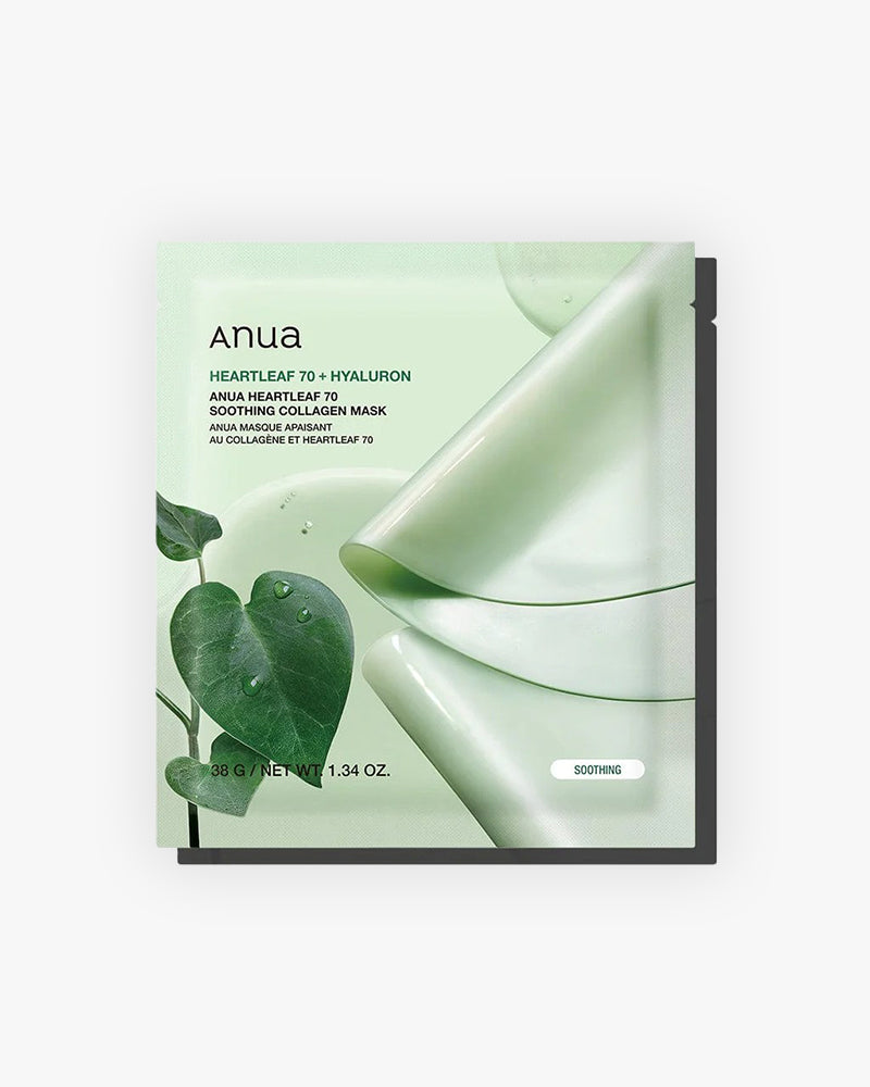 Anua Heartleaf 70+ Hyaluron Soothing Collagen Mask