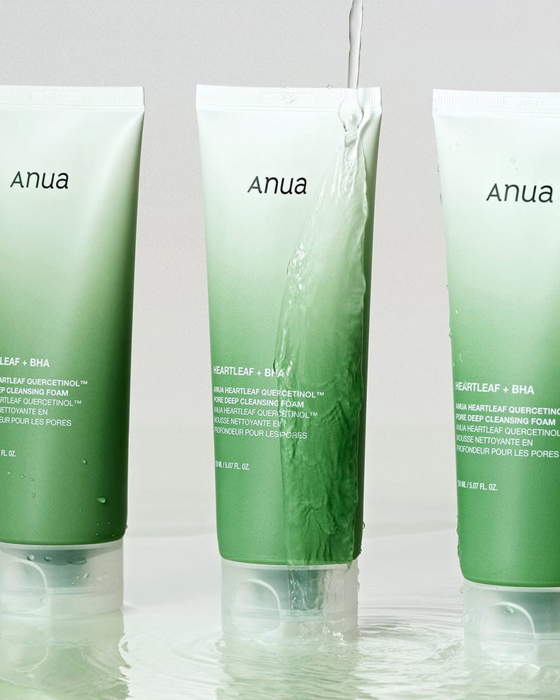 Mousse nettoyante en profondeur des pores au quercétinol Anua Heartleaf