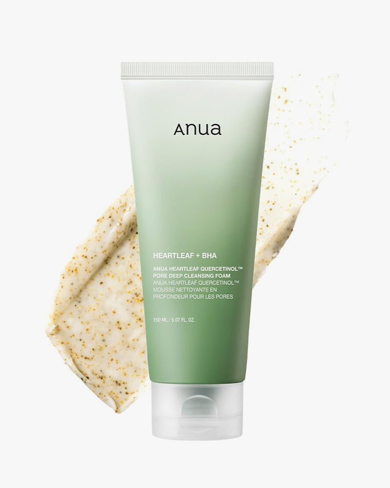 Mousse nettoyante en profondeur des pores au quercétinol Anua Heartleaf