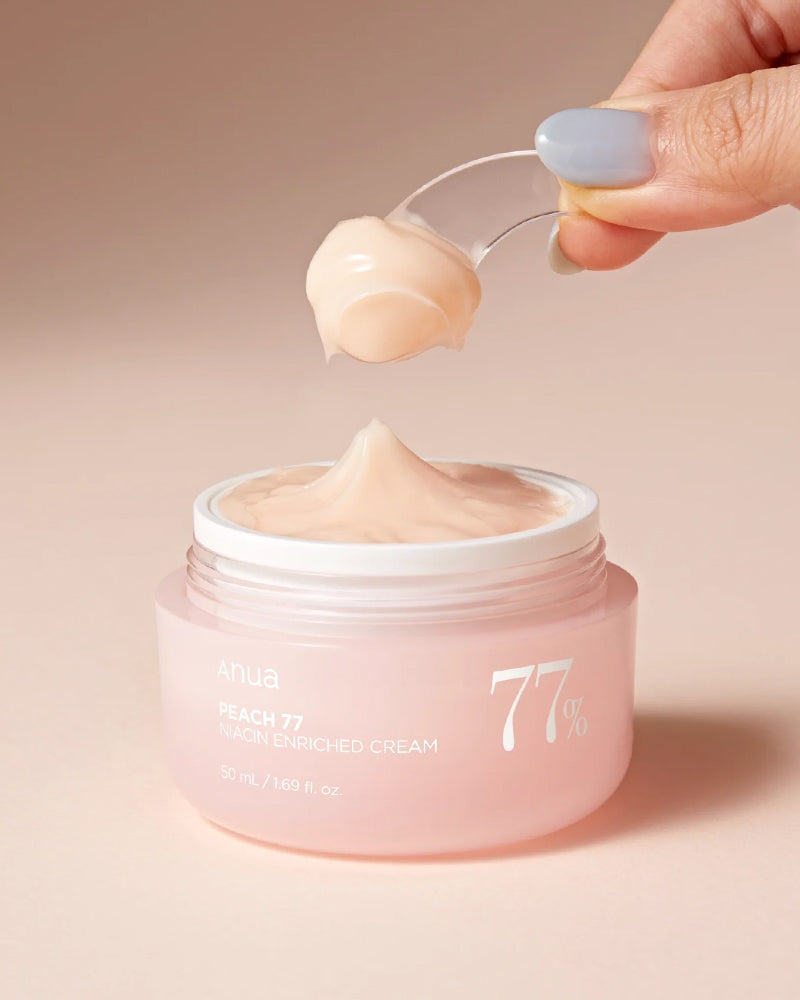 Crème enrichie à la pêche Anua 77 %