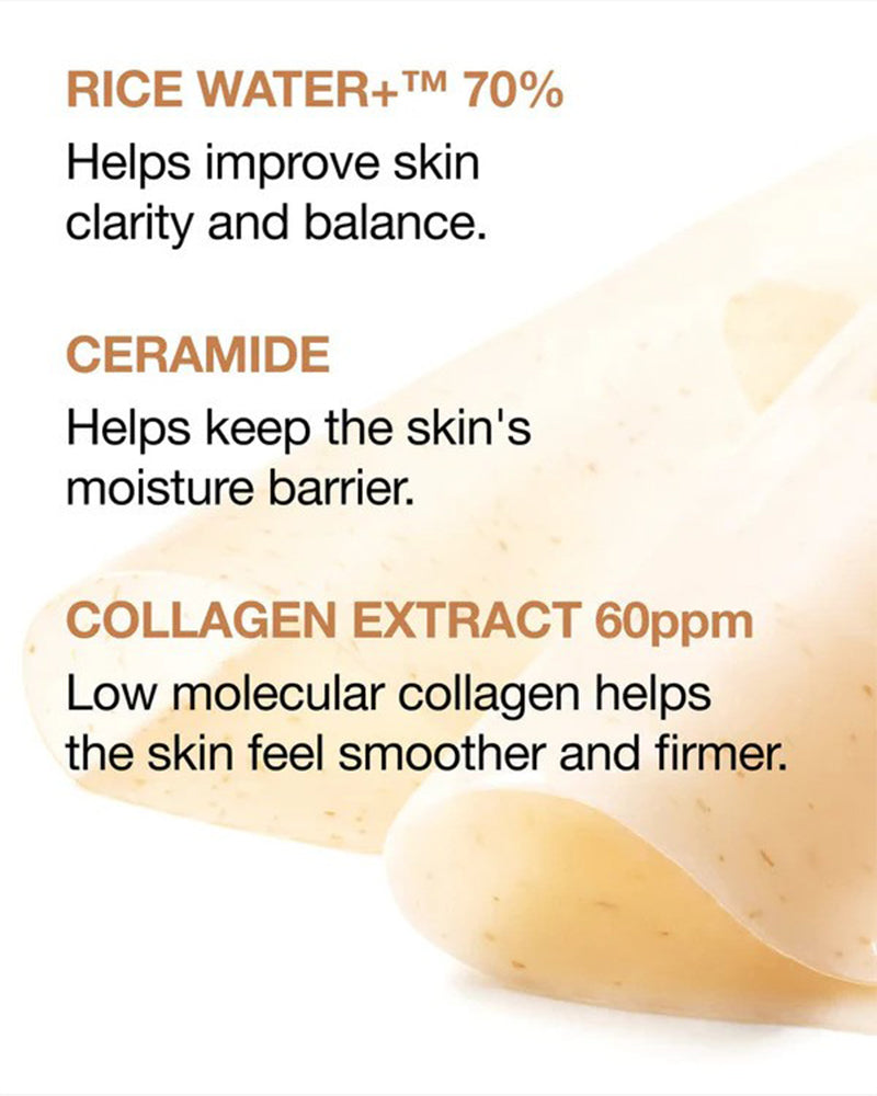 Anua Rice 70+ Ceramide Glow Collagen Mask