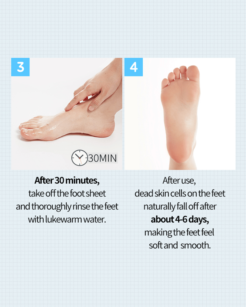 Chaussettes exfoliantes A'PIEU Soft Foot 30 minutes