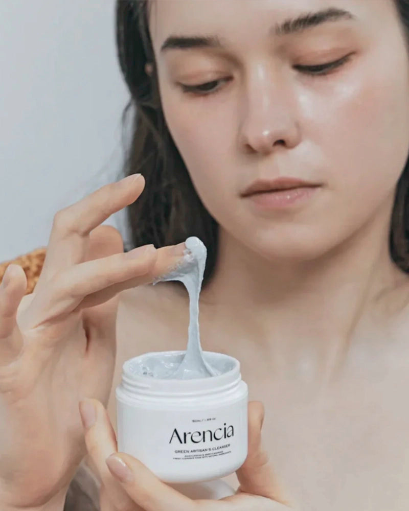 Arencia Fresh Blue Hyssop Rice Mochi Cleanser