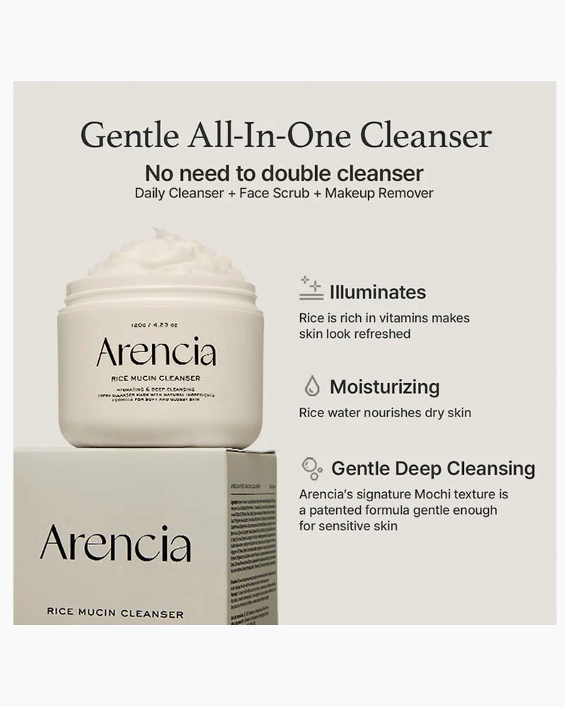 Arencia Rice Mucin Cleanser
