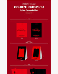 ATEEZ - 12th mini album [GOLDEN HOUR : Part.3 ‘In Your Fantasy Edition’] (1Poca) (2 Versions)