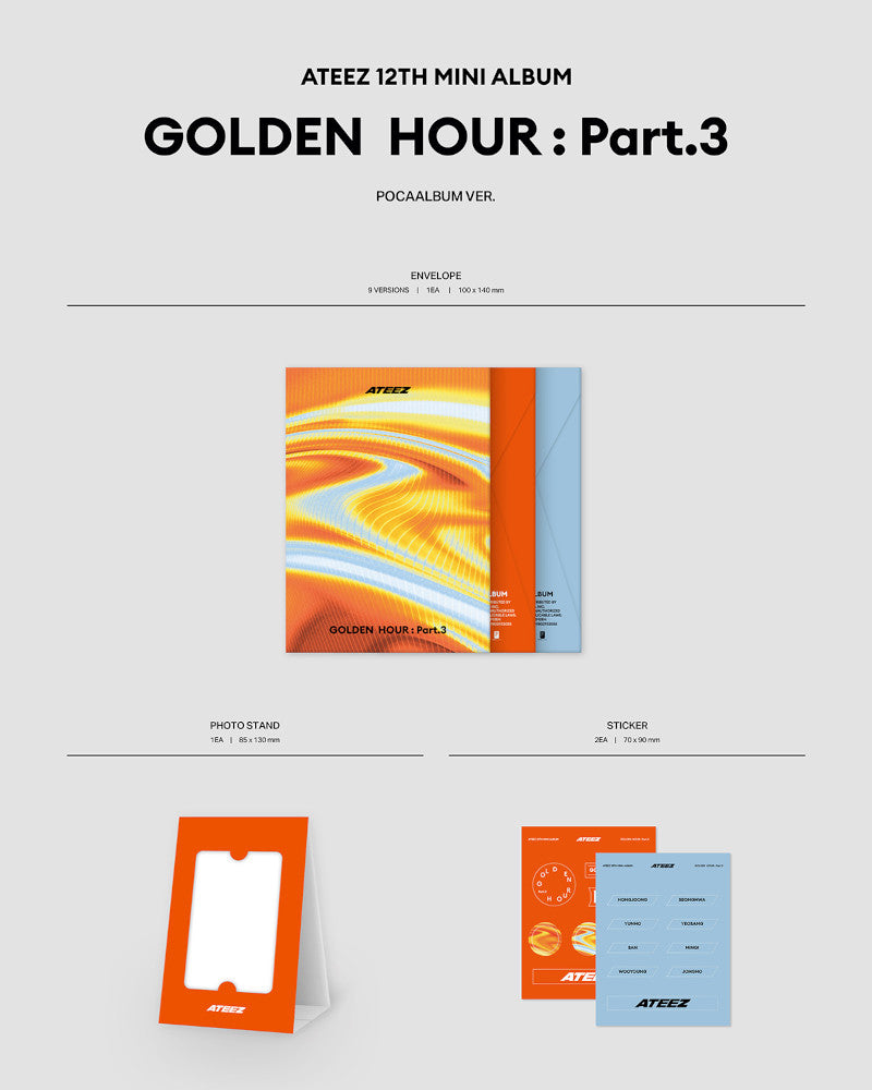 ATEEZ - [GOLDEN HOUR : Part.3] (POCAALBUM VER.)