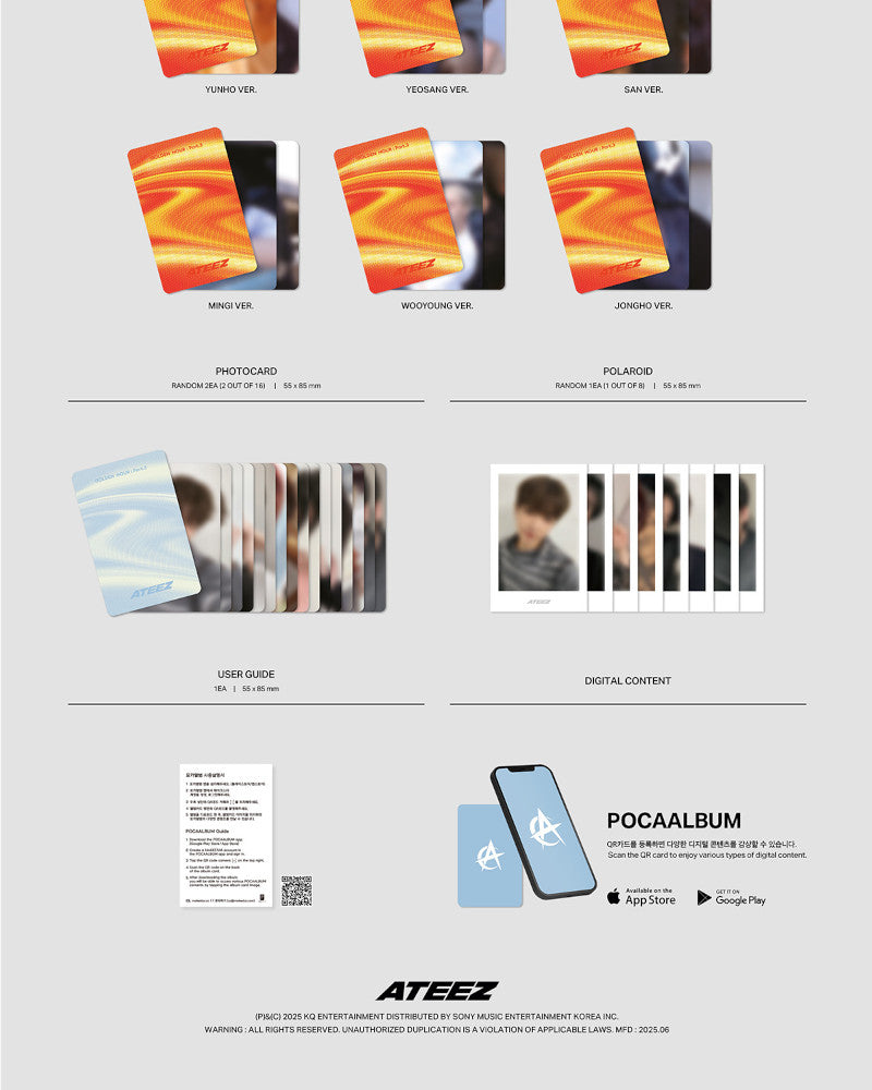 ATEEZ - [GOLDEN HOUR : Part.3] (POCAALBUM VER.)