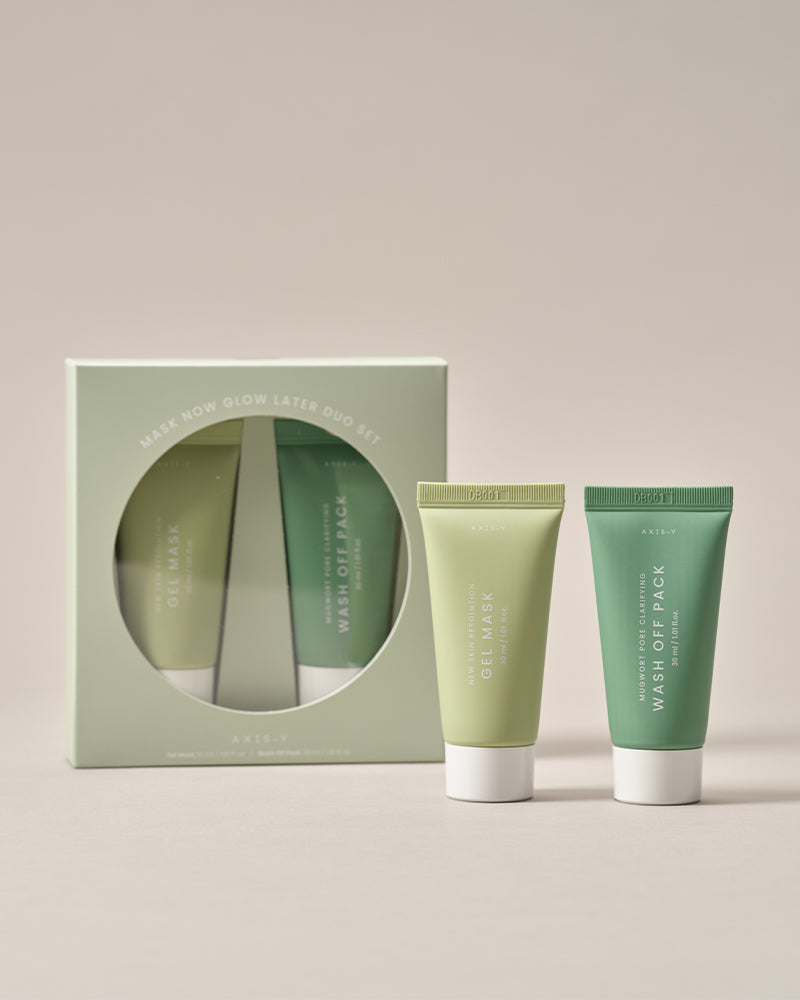 AXIS-Y Mask Now Glow Later Duo Set