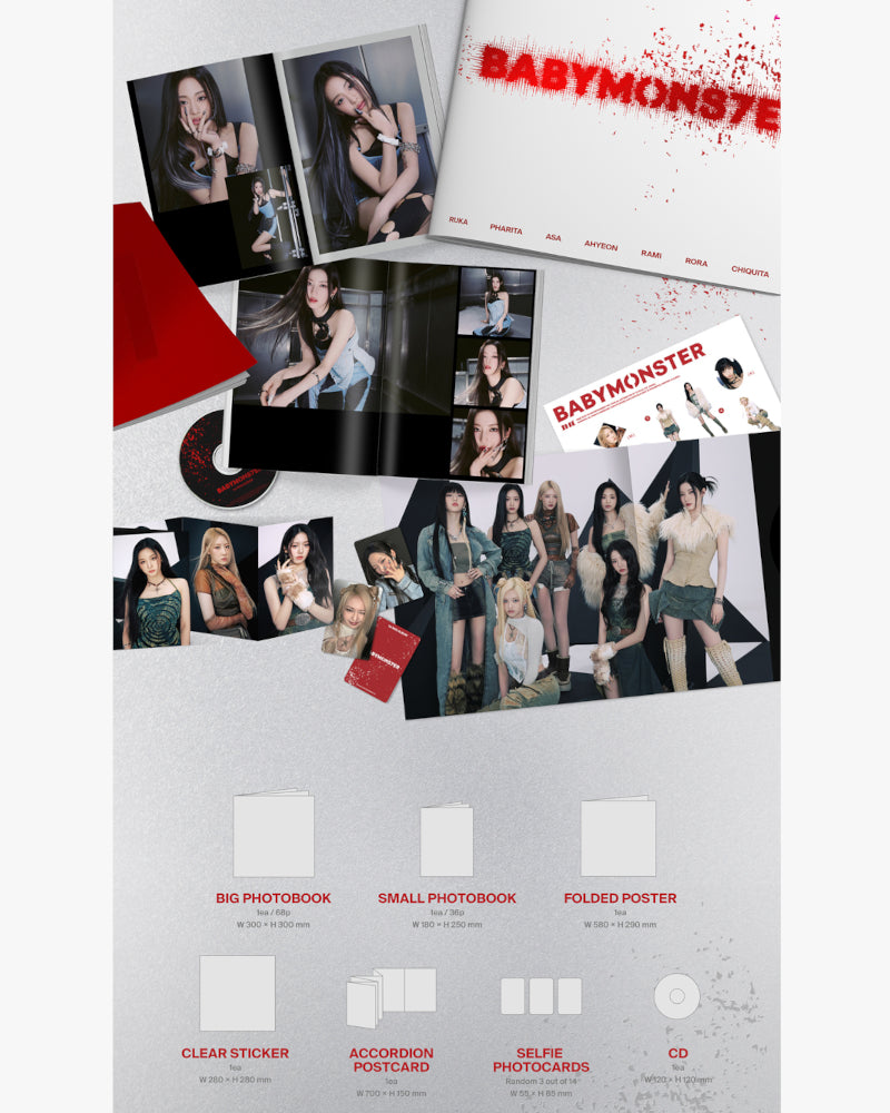 BABYMONSTER - 1ST MINI ALBUM [BABYMONS7ER]