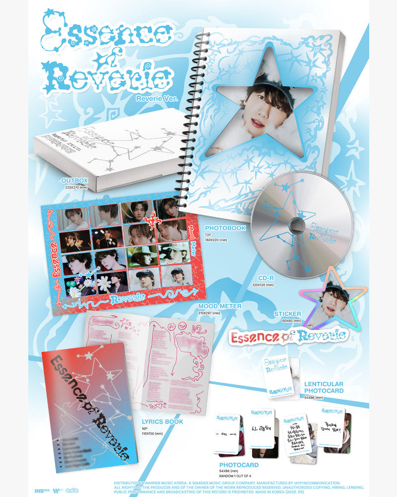 BAEKHYUN - Essence of Reverie – The 5th Mini Album (Photobook) (2 Versions)