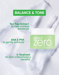 Banila Co CLEAN IT ZERO Cleansing Balm Pore Clarifying #Tea Tree-EX