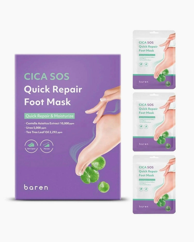 baren CICA SOS Quick Repair Foot Mask