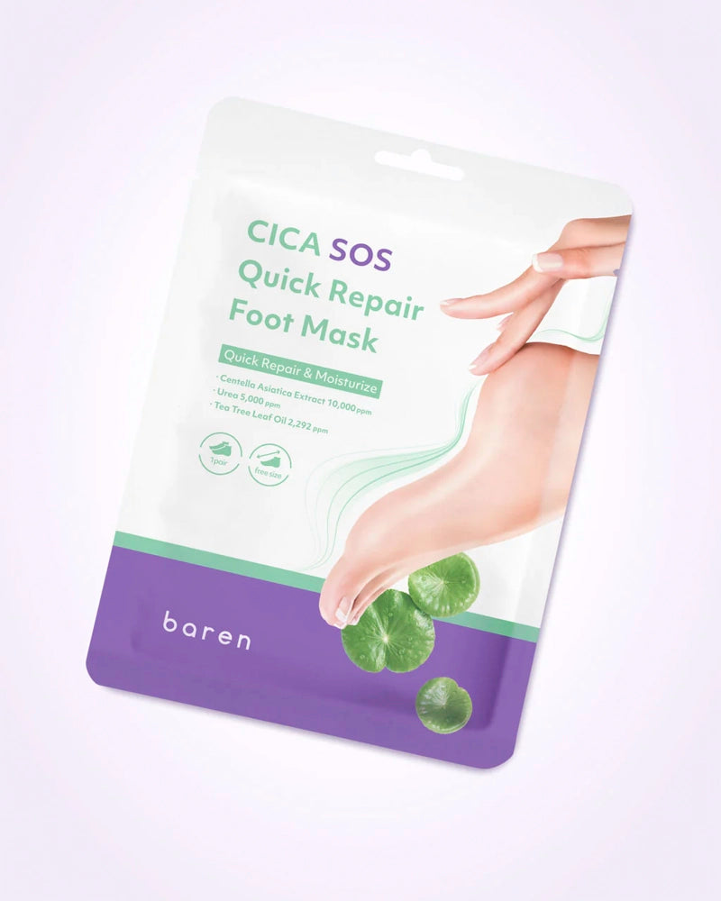 baren CICA SOS Quick Repair Foot Mask