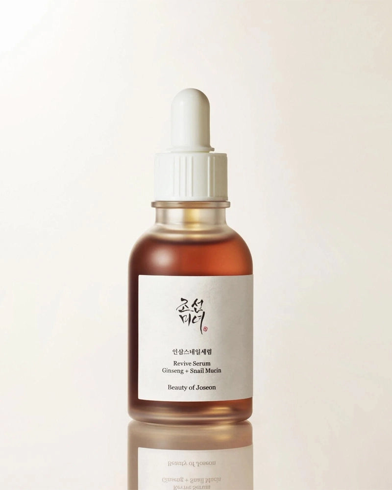 Sérum revitalisant au ginseng et à la mucine d'escargot de la marque Beauty of Joseon