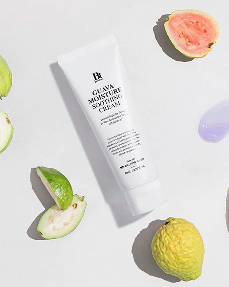 Crème apaisante hydratante à la goyave de Benton