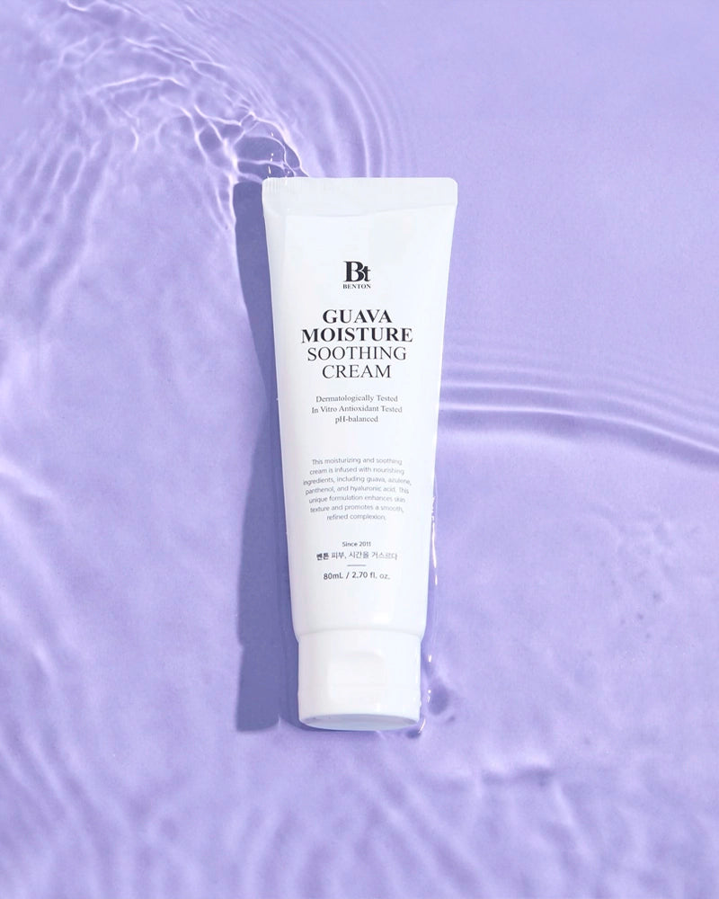 Crème apaisante hydratante à la goyave de Benton