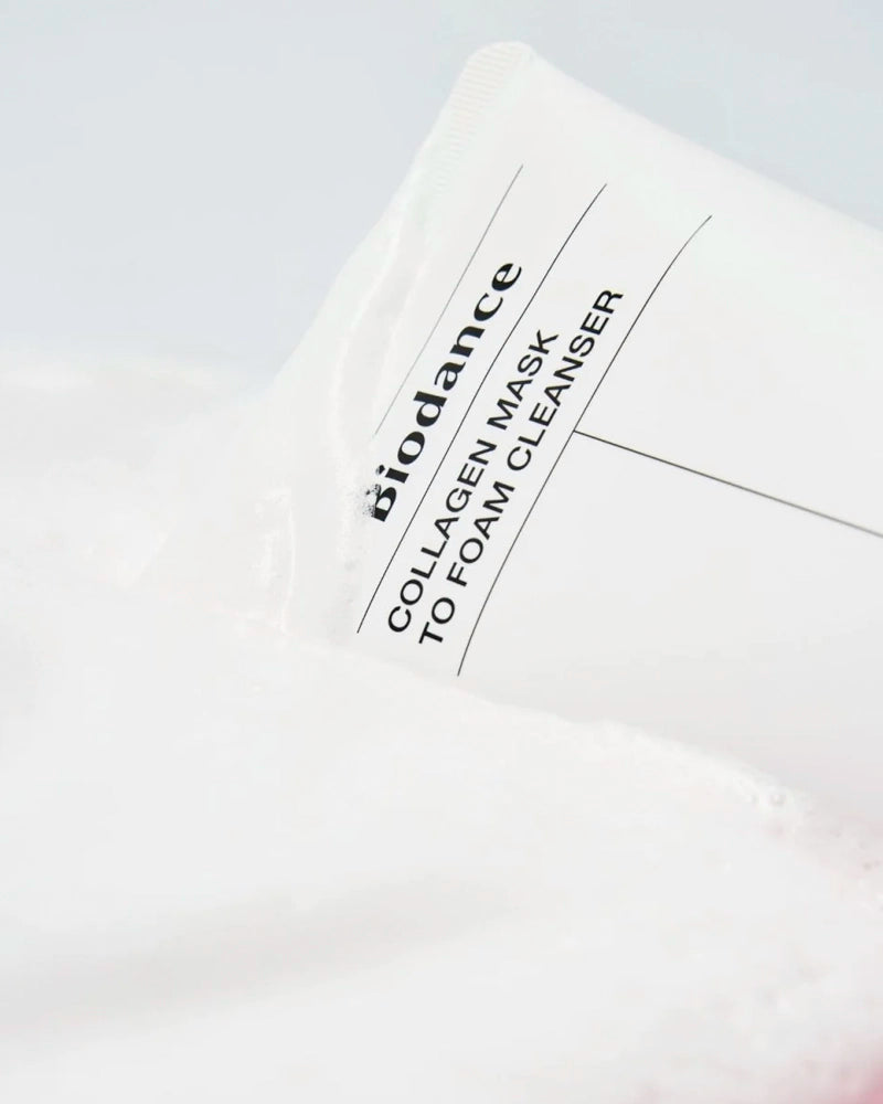Biodance Collagen Mask to Foam Cleanser
