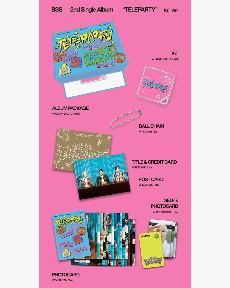 BSS (SEVENTEEN) - BSS 2nd Single Album ‘TELEPARTY’ (KiT Ver.)
