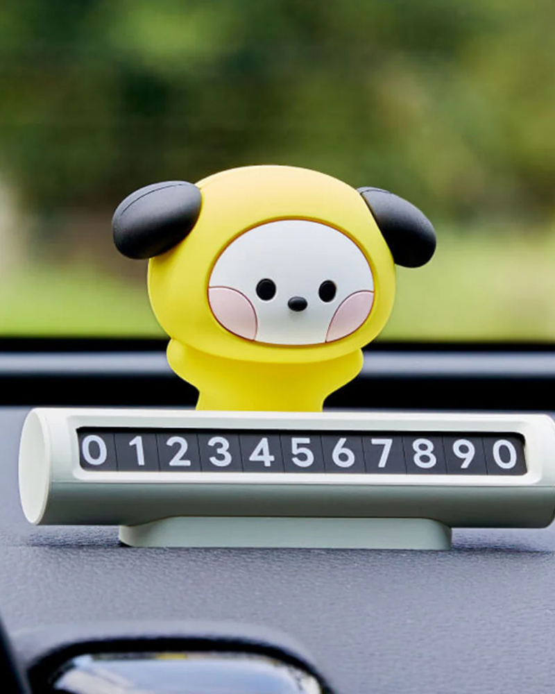 Plaque d'immatriculation de téléphone BT21 CHIMMY minini