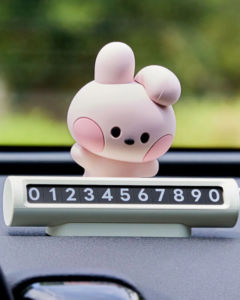 BT21 COOKY minini Plaque d'immatriculation de téléphone