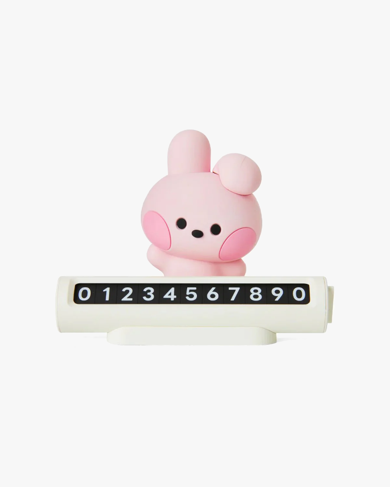 BT21 COOKY minini Plaque d'immatriculation de téléphone