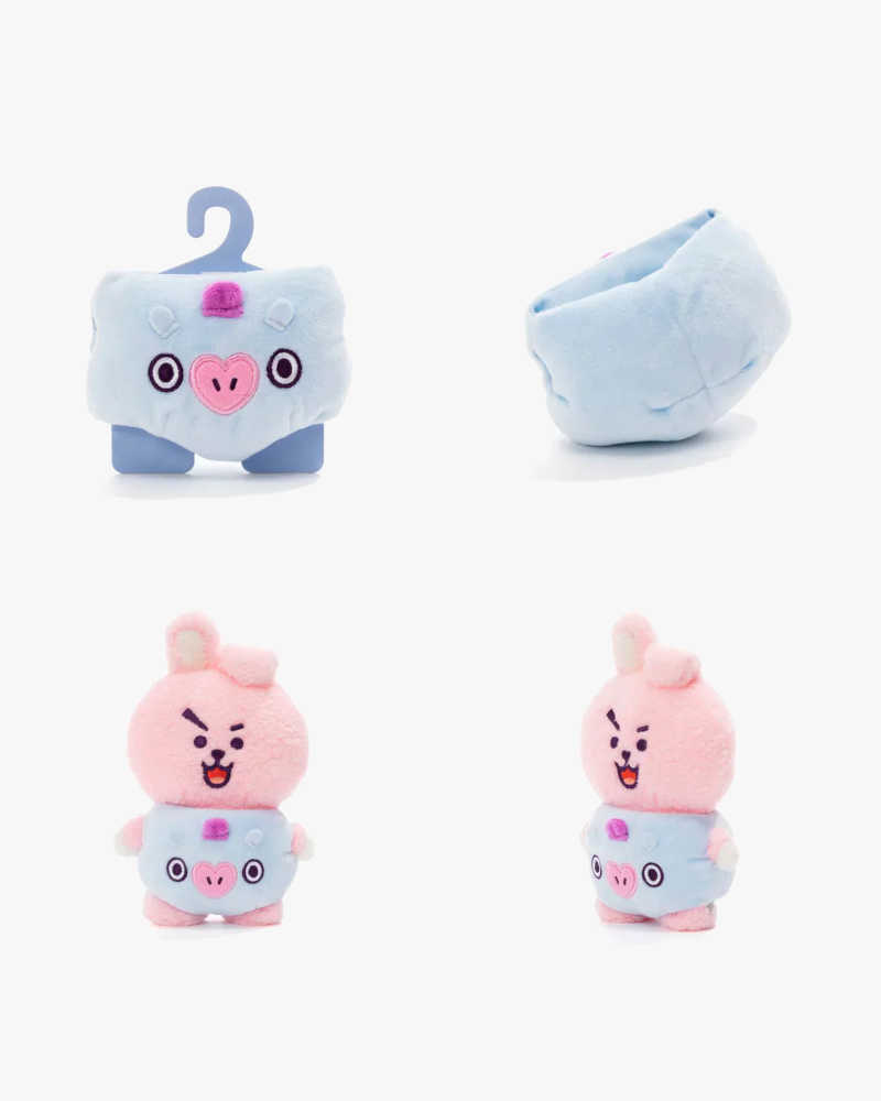 Costume de Tatton Face BT21 MANG, petite taille 