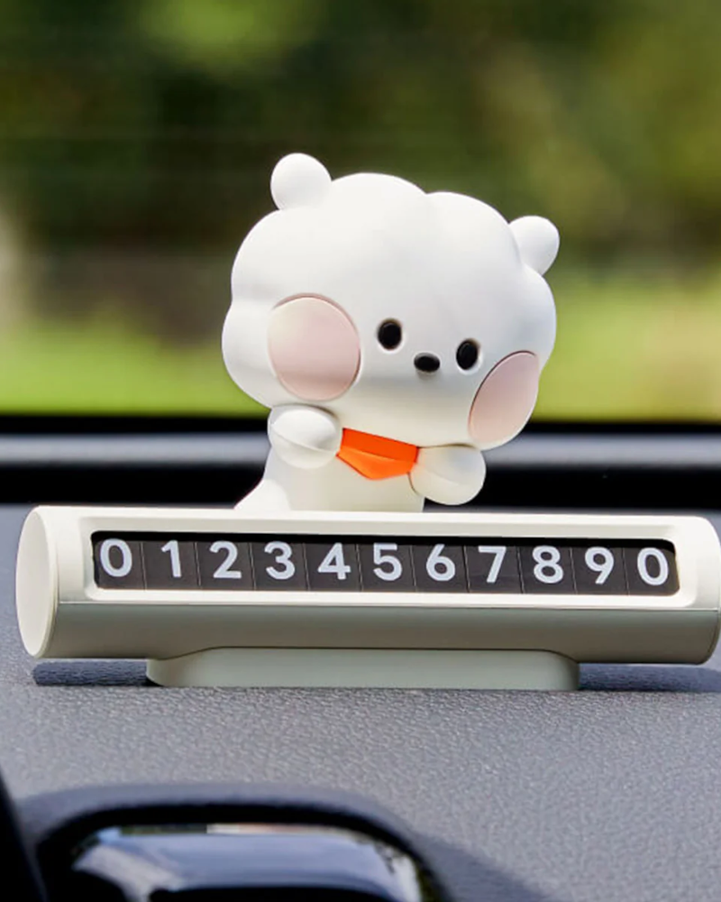 Plaque d'immatriculation de téléphone BT21 RJ minini
