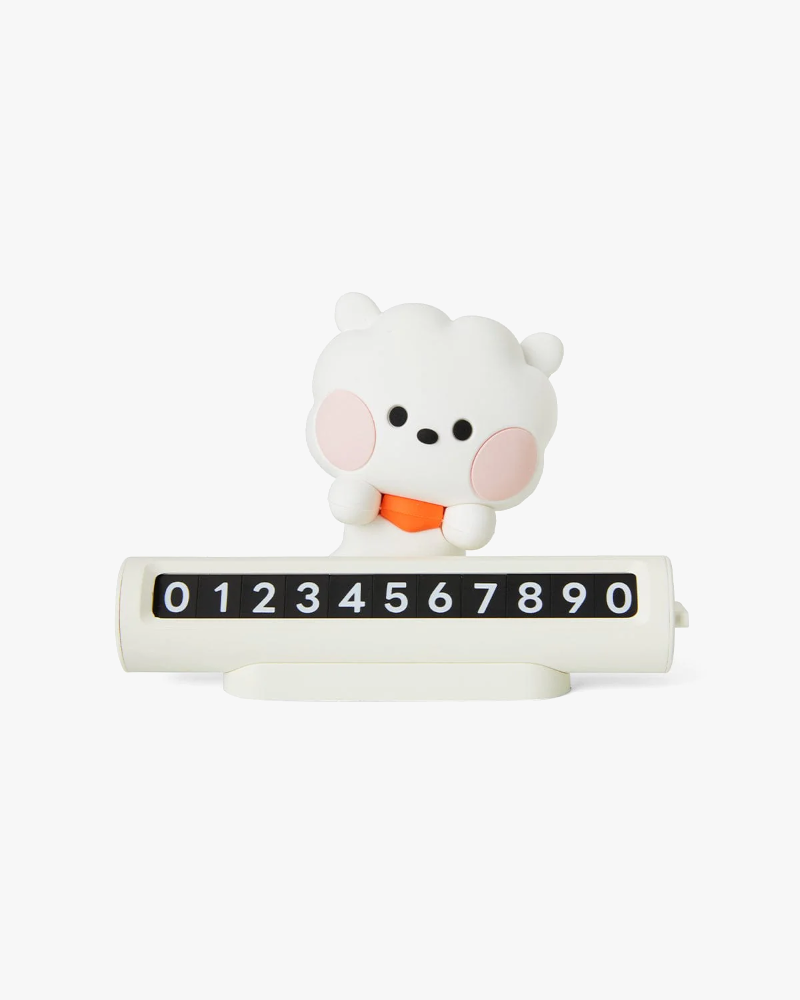 Plaque d'immatriculation de téléphone BT21 RJ minini