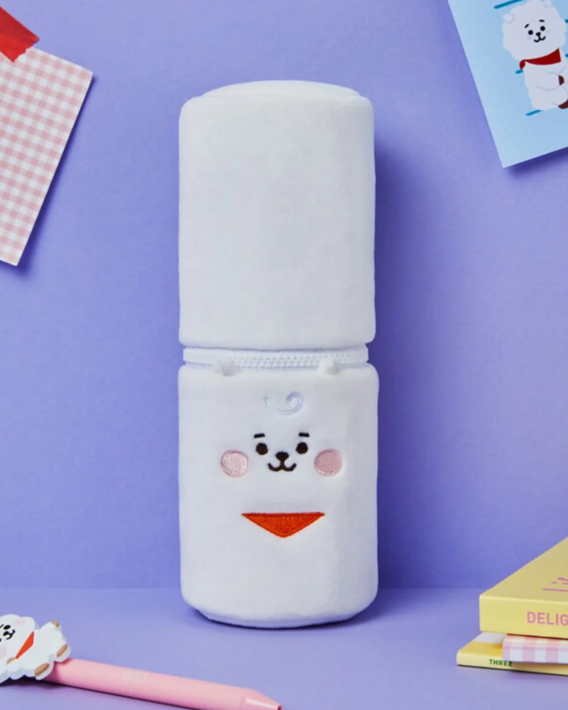 Trousse à crayons en tissu BT21 RJ Study With Me