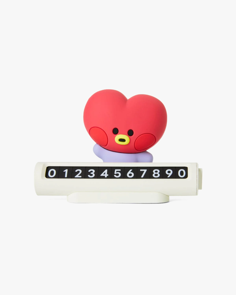 Plaque d'immatriculation de téléphone BT21 TATA minini
