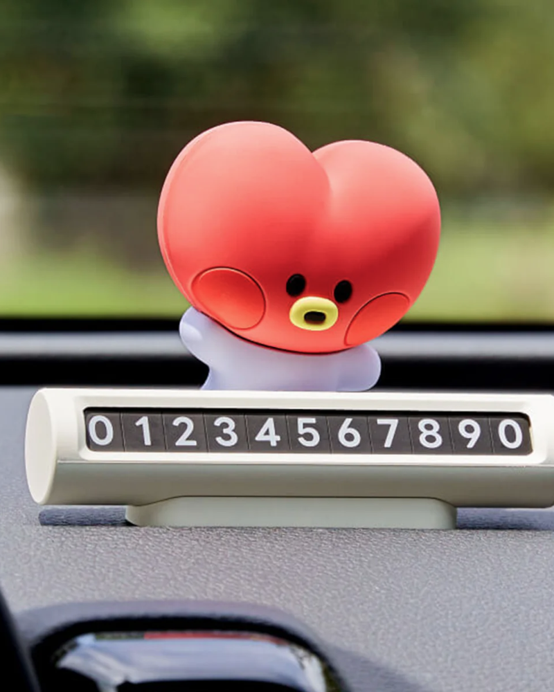 Plaque d'immatriculation de téléphone BT21 TATA minini