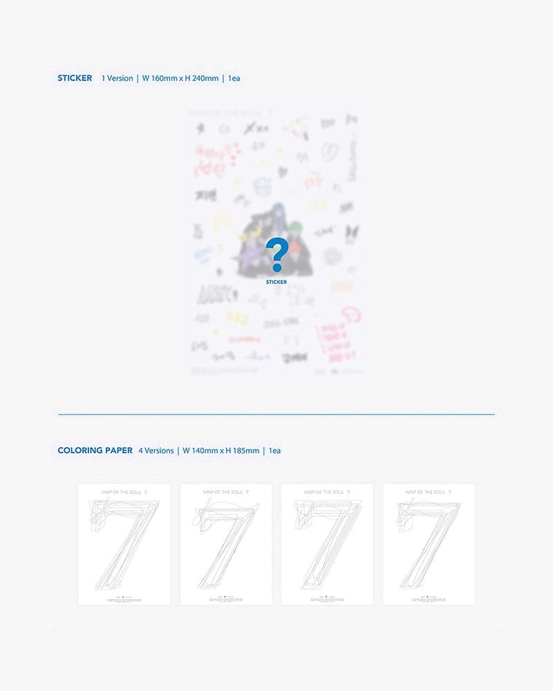 BTS - MAP OF THE SOUL : 7 (4 Versions)