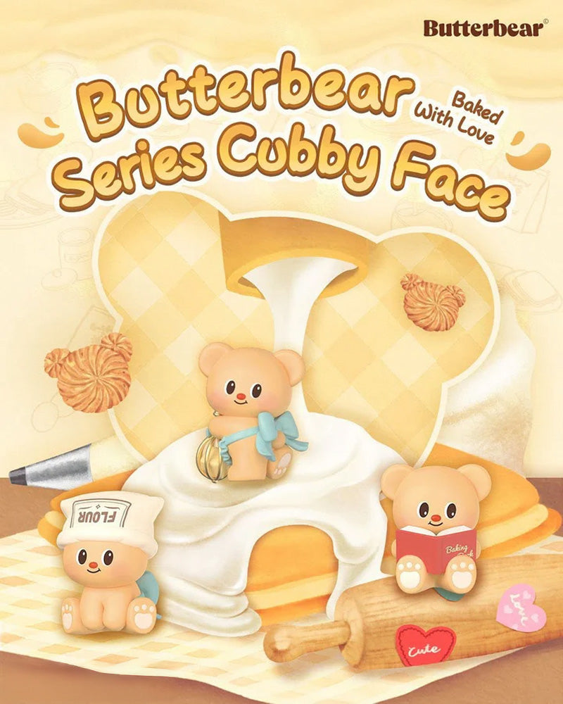 Butterbear Baked with Love Series Chubby Face Blind Box