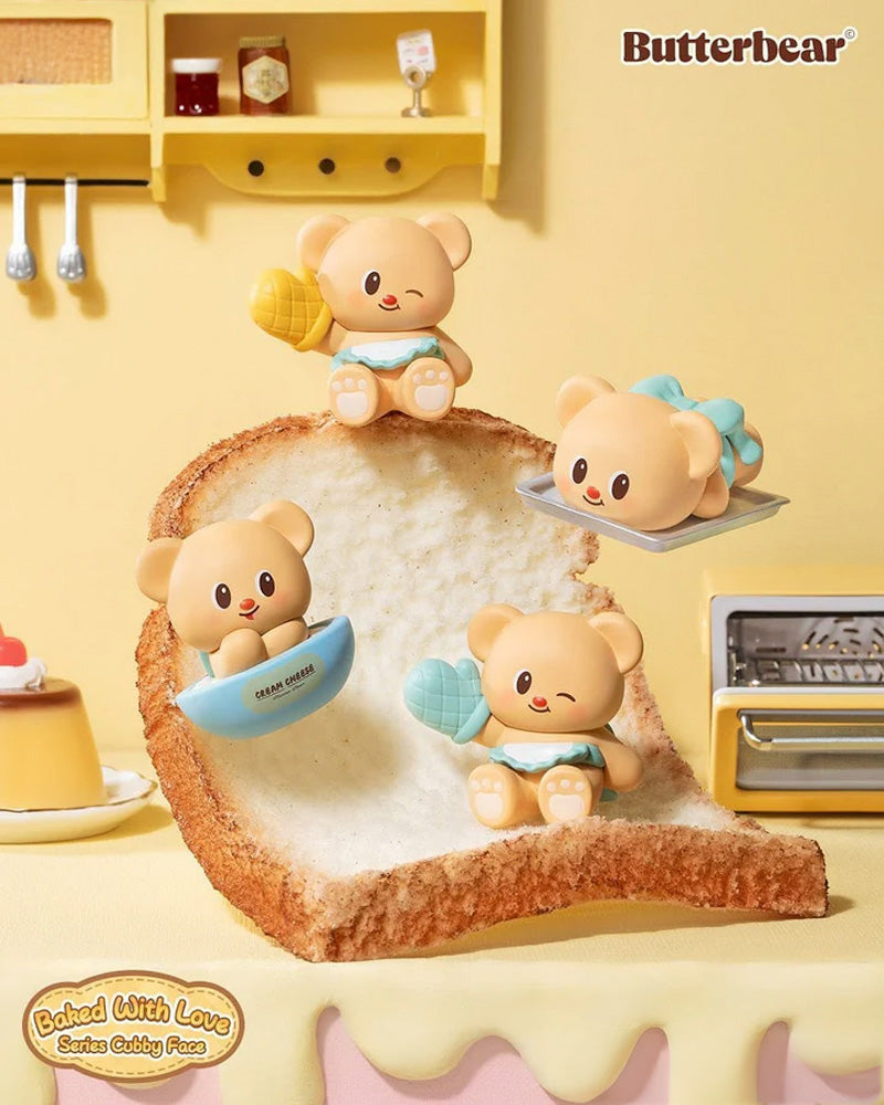 Butterbear Baked with Love Series Chubby Face Blind Box