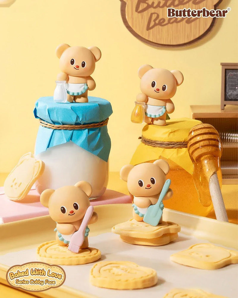 Butterbear Baked with Love Series Chubby Face Blind Box