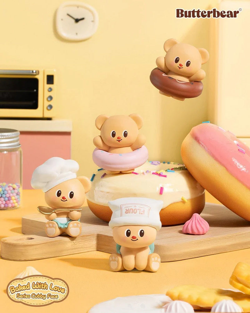 Butterbear Baked with Love Series Chubby Face Blind Box