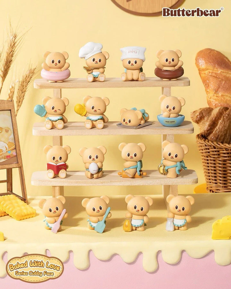 Butterbear Baked with Love Series Chubby Face Blind Box