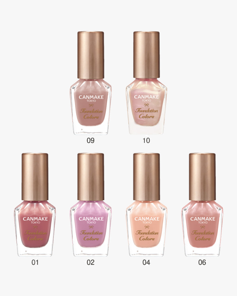 CANMAKE Nail Foundation Colors