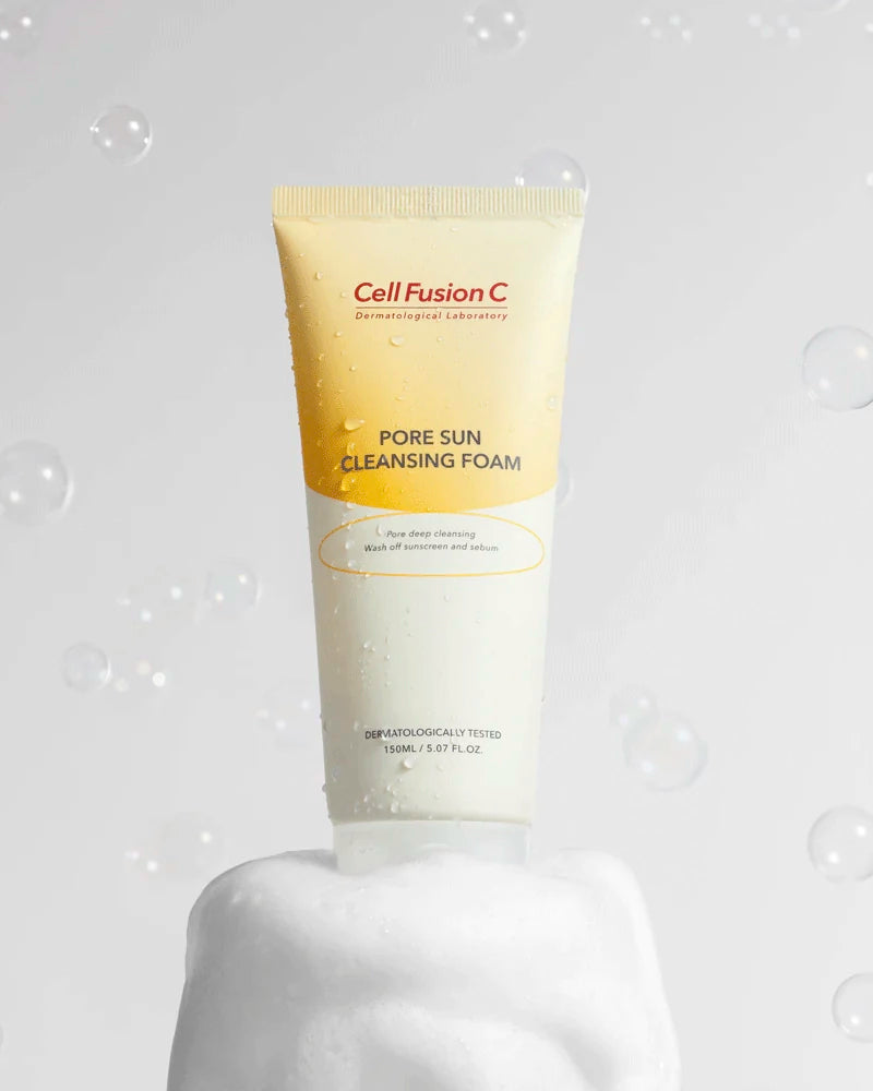 Cell Fusion C Pore Sun Cleansing Foam