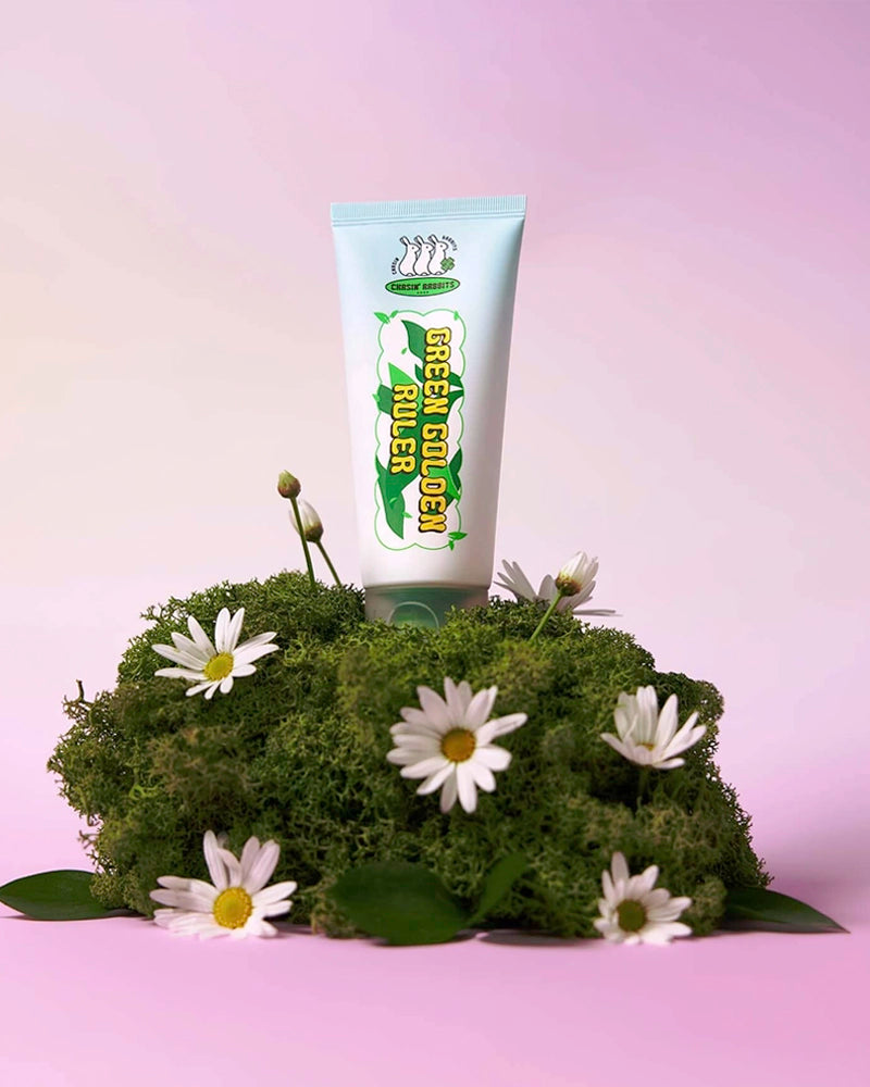 CHASIN' RABBITS Green Golden Ruler Cream