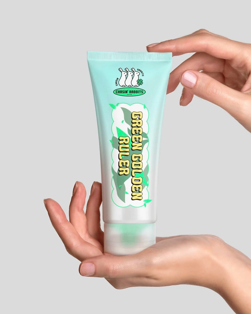 CHASIN' RABBITS Green Golden Ruler Cream