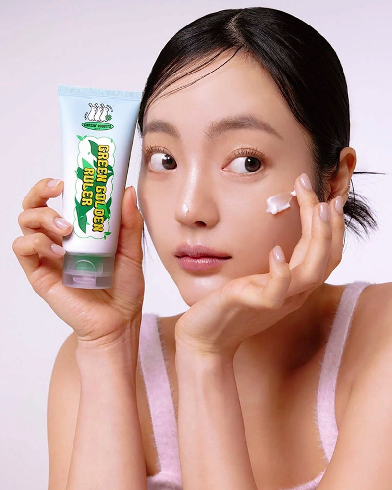 CHASIN' RABBITS Green Golden Ruler Cream