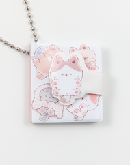 Porte-clés de collection sur le thème du chat Crux