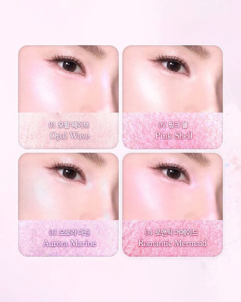 dasique Shine Glowy Highlighter Palette: Twinkle Mermaid Collection
