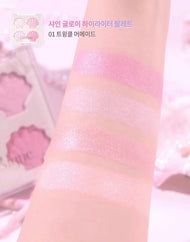 dasique Shine Glowy Highlighter Palette: Twinkle Mermaid Collection
