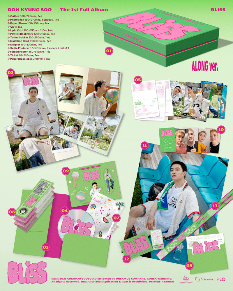 DOH KYUNG SOO (DO) - Le 1er album complet [BLISS] (Version Long)