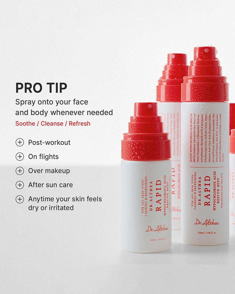 Dr. Althea Rapid Hypochlorous Acid Rescue Mist