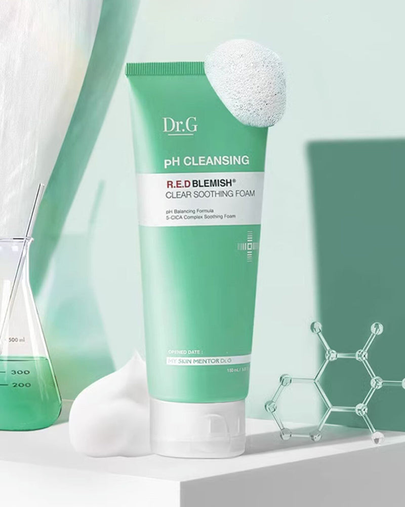 Dr.G pH Cleansing RED Mousse apaisante anti-imperfections